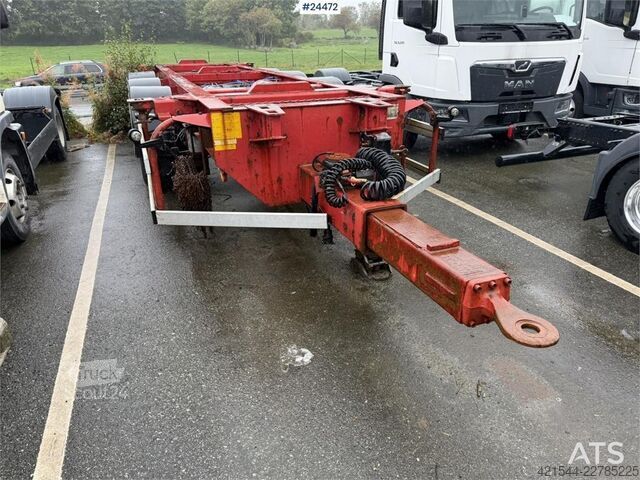 Konteineru pārvadājumi Närko NCP Container trailer – repair project