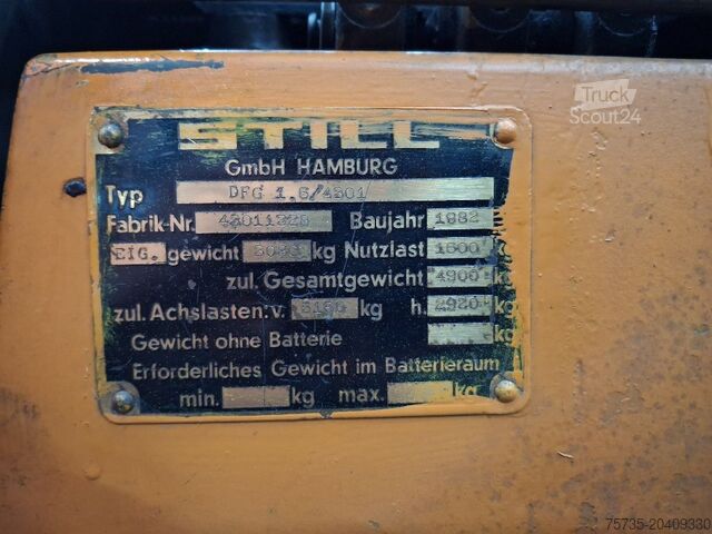 Empilhador STILL DFG 1.6/4301