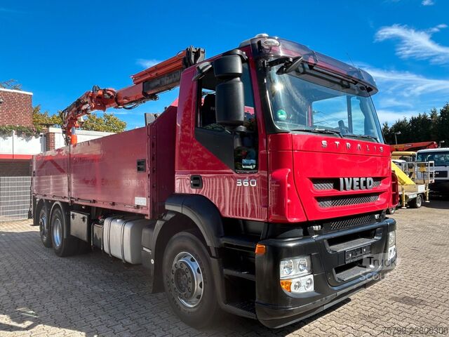Kravas automašīnai uzstādīts celtnis IVECO Stralis 360 ATLAS 165.2E A4 Klappbar 4x Hydrl.
