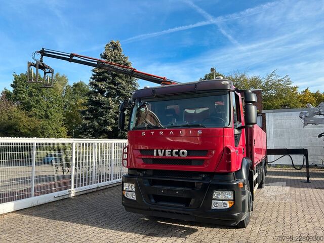 Kravas automašīnai uzstādīts celtnis IVECO Stralis 360 ATLAS 165.2E A4 Klappbar 4x Hydrl.