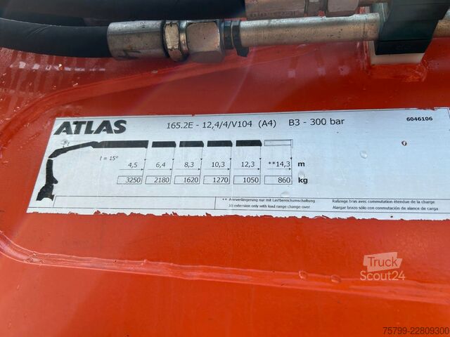 Autolaadkraan IVECO Stralis 360 ATLAS 165.2E A4 Klappbar 4x Hydrl.