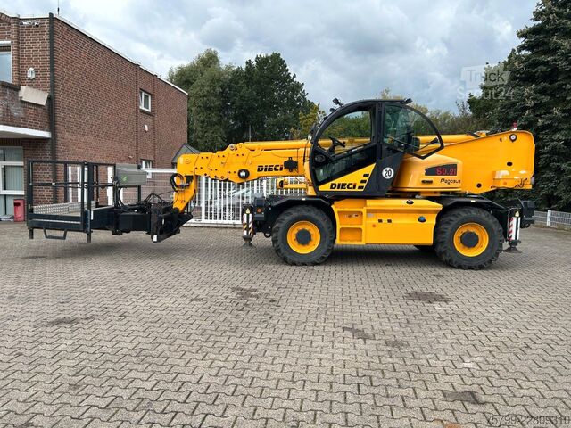 Verreiker DIECI Pegasus 50.21 + Arbeitskorb +Seilwinde+ Gabel