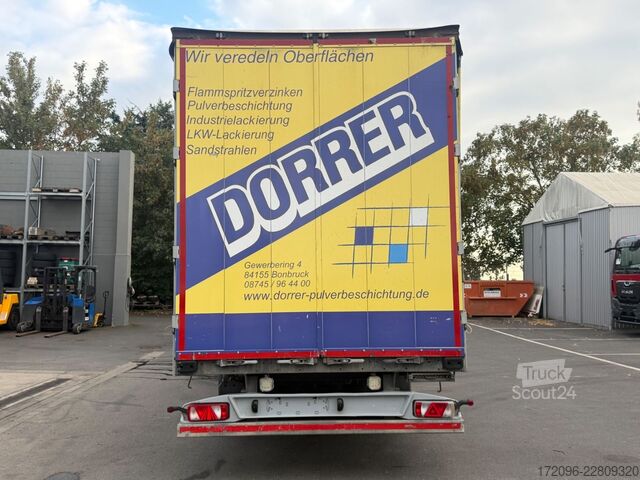 Open aanhangwagen met zeil HUMBAUR HT Curtainslider, Edscha, 10t, 2x Achs