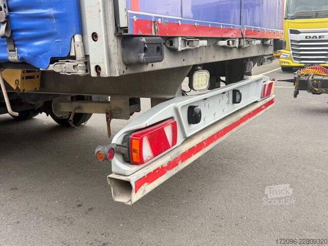 Open aanhangwagen met zeil HUMBAUR HT Curtainslider, Edscha, 10t, 2x Achs