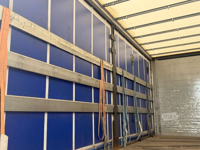 Open aanhangwagen met zeil HUMBAUR HT Curtainslider, Edscha, 10t, 2x Achs