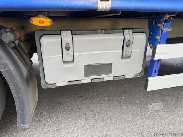 Open aanhangwagen met zeil HUMBAUR HT Curtainslider, Edscha, 10t, 2x Achs