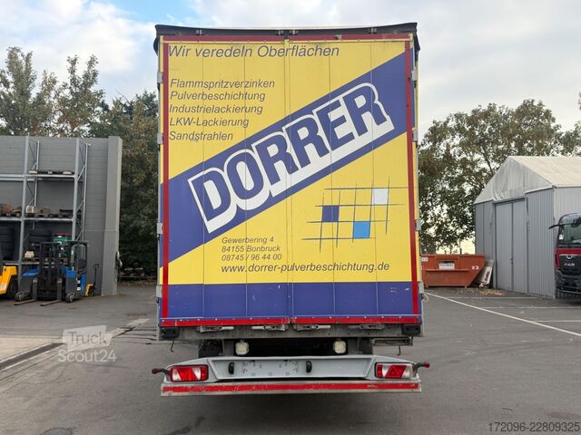 Jumbo vrachtwagen MAN TGL 8.220 + Humbaur HT, Pritsche/Plane, DE Truck