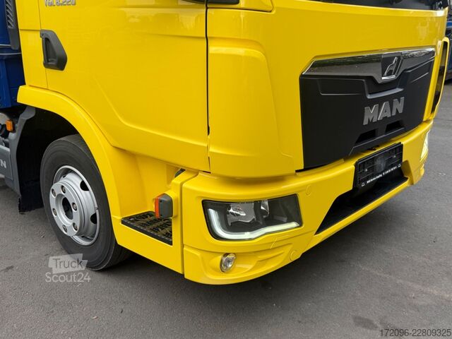 Jumbo vrachtwagen MAN TGL 8.220 + Humbaur HT, Pritsche/Plane, DE Truck