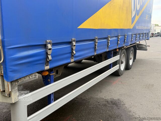 Jumbo vrachtwagen MAN TGL 8.220 + Humbaur HT, Pritsche/Plane, DE Truck