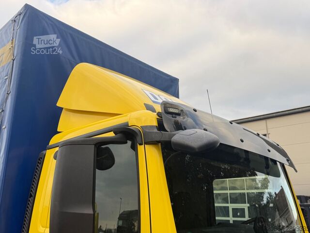 Schuifzeil bestelwagen MAN TGL 8.220 BL, Pritsche u. Plane, 2x Tank., Ahk