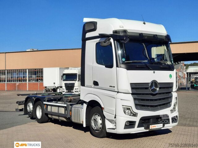Kamyon şasisi MERCEDES-BENZ 2545 L ACTROS L BigSpace Öl-Retarder 2 x 630 L