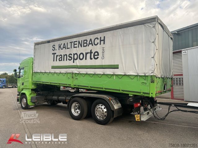 Camion-benne tricar SCANIA R 450 6x2*4 *HGE Getreide Kipper*Komplettzug*