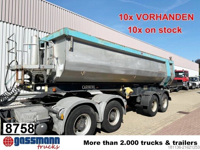 Tipper semitrailer Carnehl CHKS/HH, Stahlmulde ca. 25m³, 10x VORHANDEN!