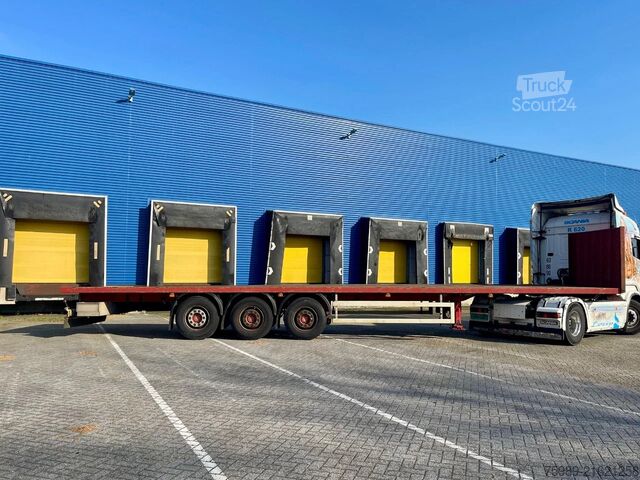 Platform trailer Leciñena flatbed 3 axels