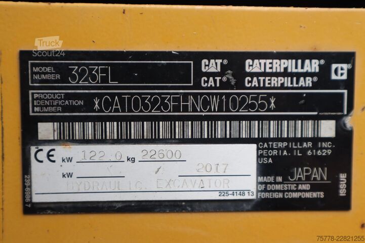 Raupenbagger Caterpillar 323 FL | 3D GPS | ROTOTILT | RIPPER | 3X BUCKET
