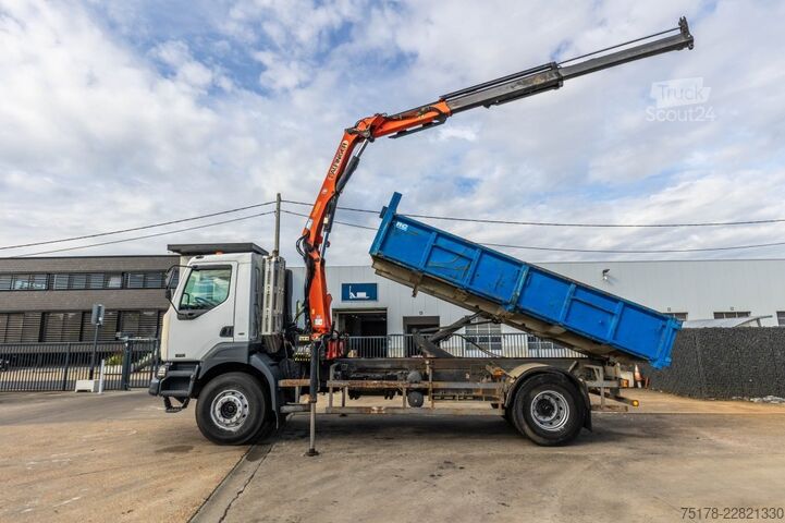 Kipper met kraan RENAULT KERAX 270 DCI - PK 9501