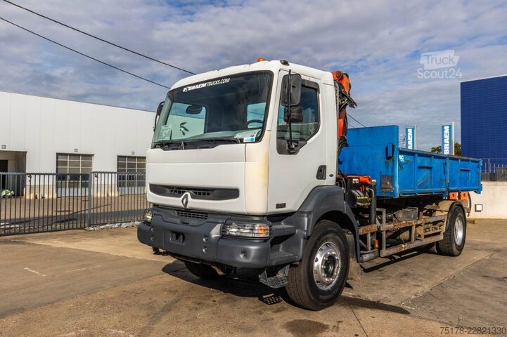 Kipper met kraan RENAULT KERAX 270 DCI - PK 9501