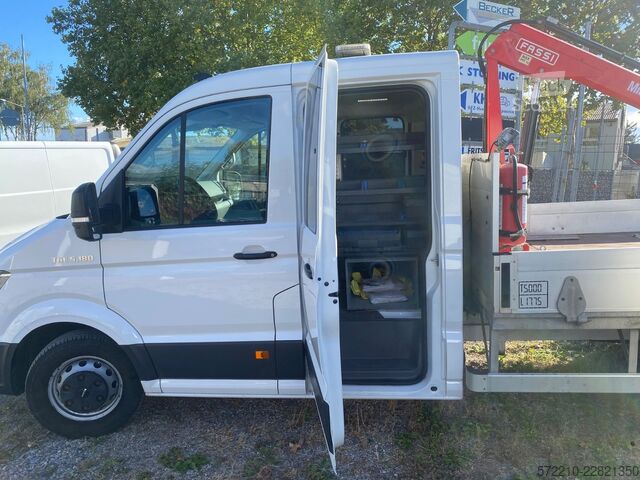 Furgoneta pick-up MAN TGE 5.180,Ladekran