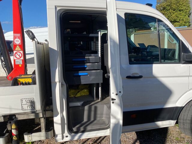 Furgoneta pick-up MAN TGE 5.180,Ladekran