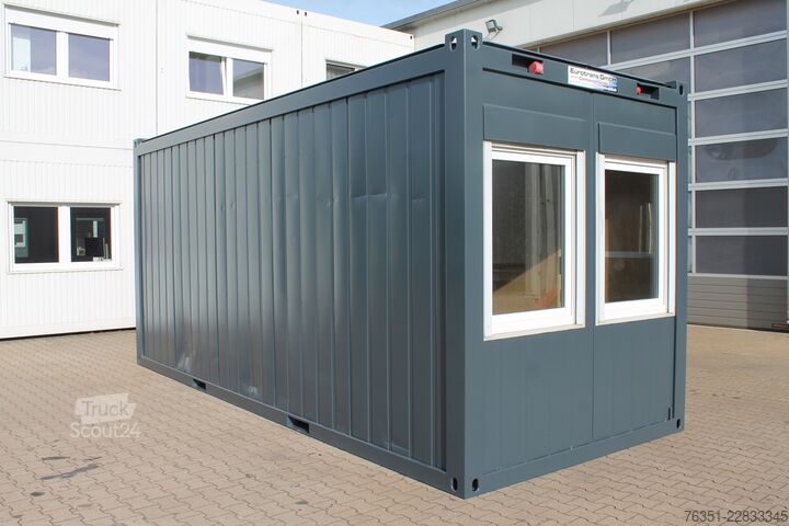 حاوية مكتبية مستعملة بطول 20 قدم. Containex 20 ft. Bürocontainer, gebraucht