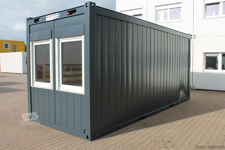 حاوية مكتبية مستعملة بطول 20 قدم. Containex 20 ft. Bürocontainer, gebraucht
