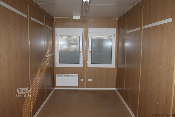 حاوية مكتبية مستعملة بطول 20 قدم. Containex 20 ft. Bürocontainer, gebraucht