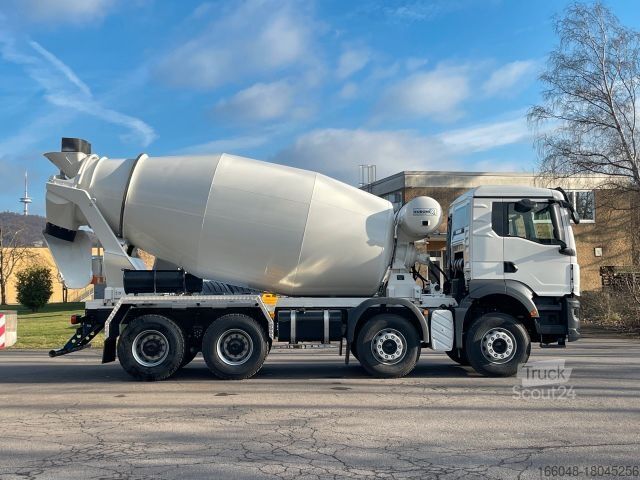 Betonblander lastbil MAN TGS 41.400 8x4 / EuromixMTP EM 10m³ R / EURO 2