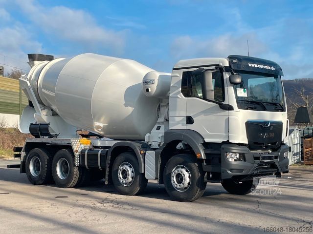 Betonblander lastbil MAN TGS 41.400 8x4 / EuromixMTP EM 10m³ R / EURO 2