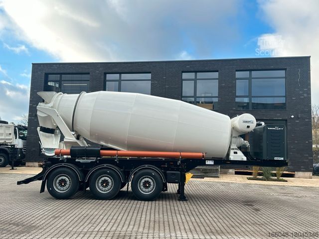 Camion malaxeur à béton EUROMIX MTP - 12m³ Betonmischer-Auflieger