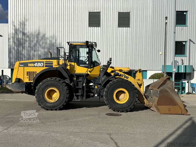 Cargador Komatsu WA 480-8 Bj.2018 10.700 Std. Waage Klima