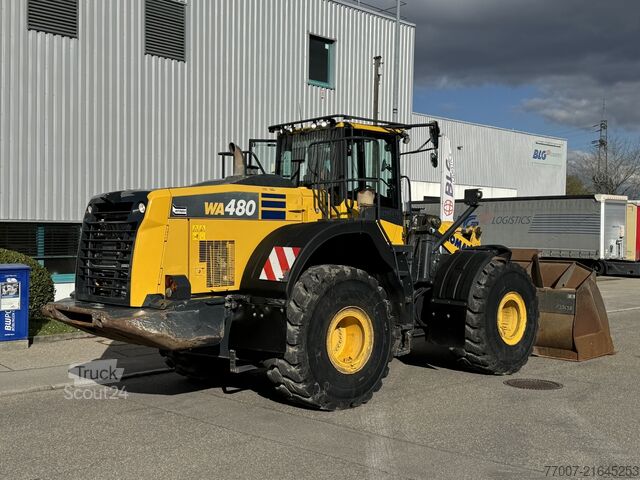 Cargador Komatsu WA 480-8 Bj.2018 10.700 Std. Waage Klima