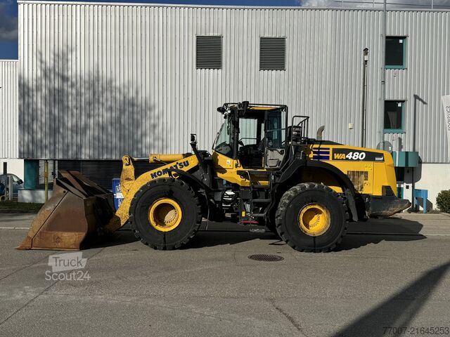 Cargador Komatsu WA 480-8 Bj.2018 10.700 Std. Waage Klima