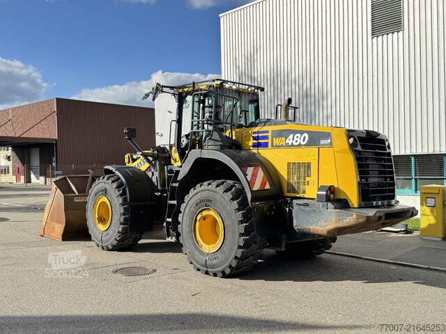 Cargador Komatsu WA 480-8 Bj.2018 10.700 Std. Waage Klima
