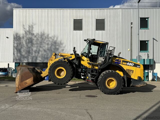 Cargador Komatsu WA 480-8 Bj.2018 10.700 Std. Waage Klima