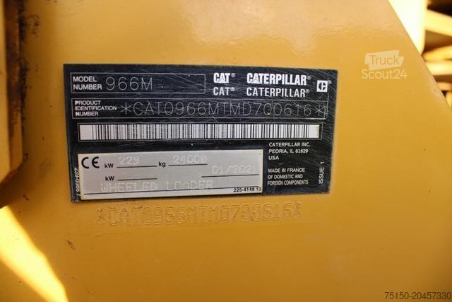 Pala gommata CATERPILLAR 966M - Waage - Nr.: 616