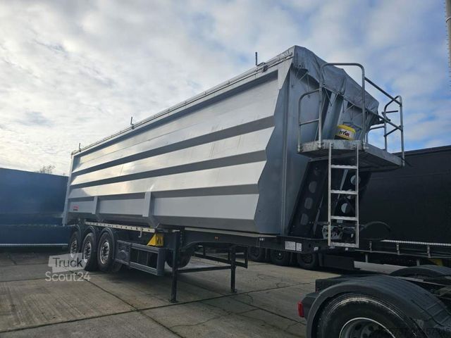 Sklopný návěs LANGENDORF 53,6 cbm Stahlmulde, Lift, SAF Scheibe, Türen