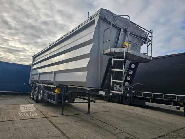 Sklopný návěs LANGENDORF 53,6 cbm Stahlmulde, Lift, SAF Scheibe, Türen