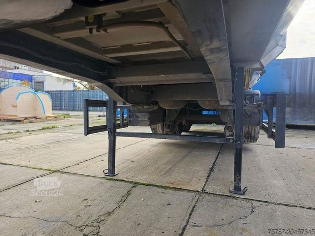 Sklopný návěs LANGENDORF 53,6 cbm Stahlmulde, Lift, SAF Scheibe, Türen