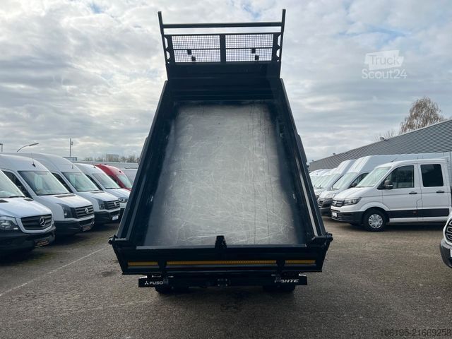 Transporter mit Kipper MITSUBISHI Canter 7C18D DoKa*3-Seiten Meiller Kipper*Klima*