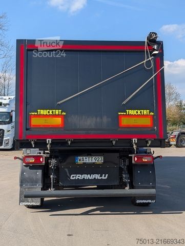 Kippers oplegger GRANULA Voll- ALU 30 cbm, Leer nur 5.100 Kg, MIETEN?