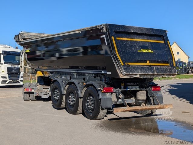 Semi-remorque benne MEILLER HardoX 25 cbm, E- Verdeck, MIETEN?
