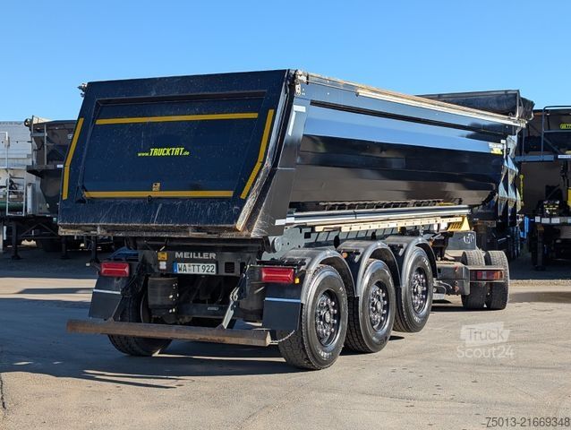 Semi-remorque benne MEILLER HardoX 25 cbm, E- Verdeck, MIETEN?
