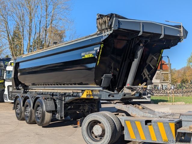 Semi-remorque benne MEILLER HardoX 25 cbm, E- Verdeck, MIETEN?