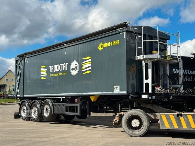 Tanker semitrailer LANGENDORF Combi-Liner Kipper 48 cbm+ Gülle 27 cbm, MIETEN?