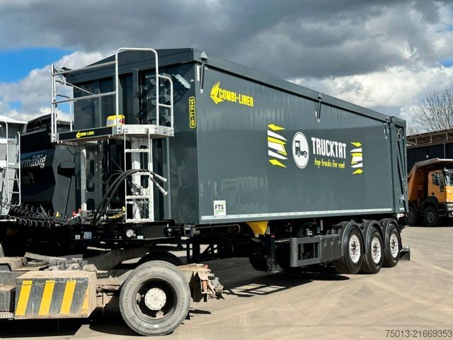 Tanker semitrailer LANGENDORF Combi-Liner Kipper 48 cbm+ Gülle 27 cbm, MIETEN?