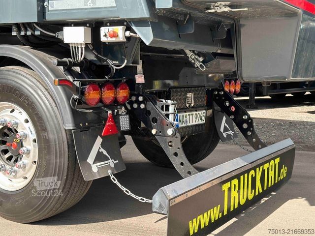 Tanker semitrailer LANGENDORF Combi-Liner Kipper 48 cbm+ Gülle 27 cbm, MIETEN?