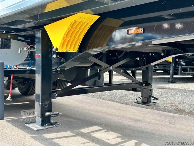 Tanker semitrailer LANGENDORF Combi-Liner Kipper 48 cbm+ Gülle 27 cbm, MIETEN?