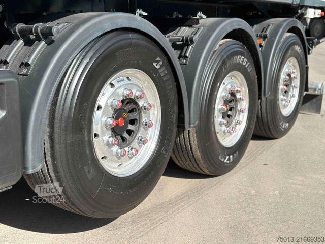 Tanker semitrailer LANGENDORF Combi-Liner Kipper 48 cbm+ Gülle 27 cbm, MIETEN?