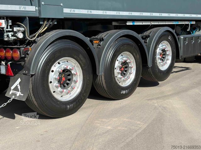 Tanker semitrailer LANGENDORF Combi-Liner Kipper 48 cbm+ Gülle 27 cbm, MIETEN?