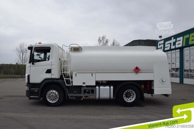 Autocisterna SCANIA 114L 380 2 Kammer Tankaufbau 12.500 Liter